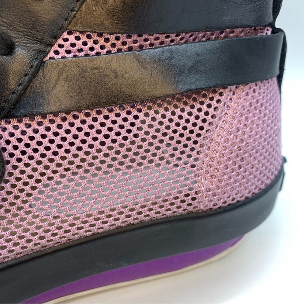 Yohji Yamamoto x Adidas Womens Y-3 High Top Mesh/Suede Point Toe Sneakers Size 6 - Picture 8 of 14
